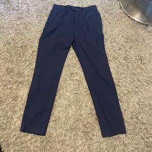 Calvin Klein Men's Deep Blue Dress Pants